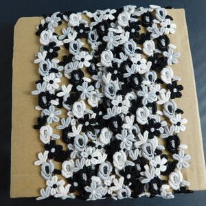 Vintage Franken 70's Ric Rac Trim Floral Sewing Crafts Boho Hippie 5 yards